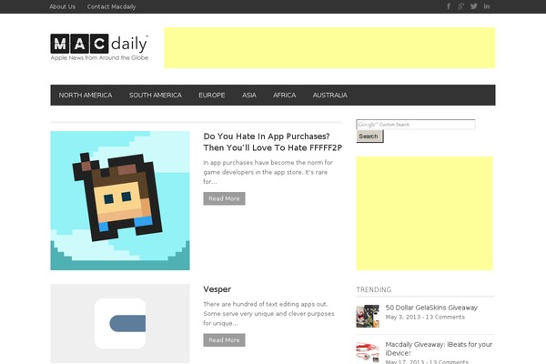 Flare website example screenshot