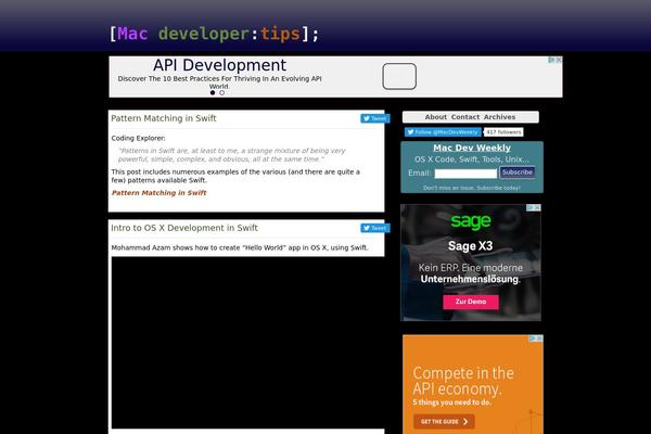 Modernist theme site design template sample