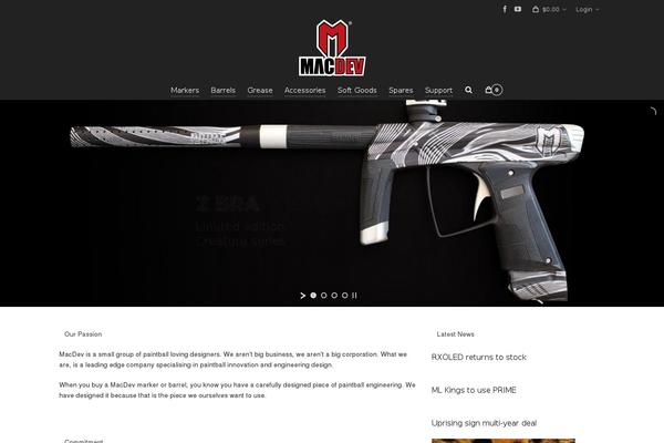 Highend theme site design template sample