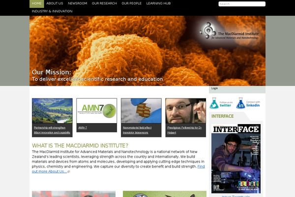 University theme site design template sample