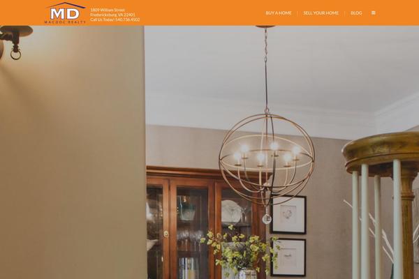 Nouveau theme site design template sample
