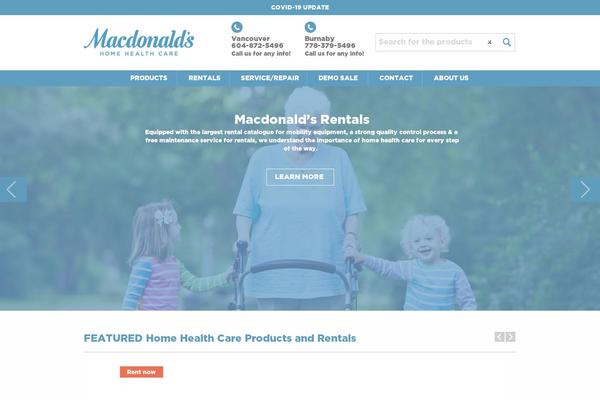 macdonaldshhc.com site used Stranica