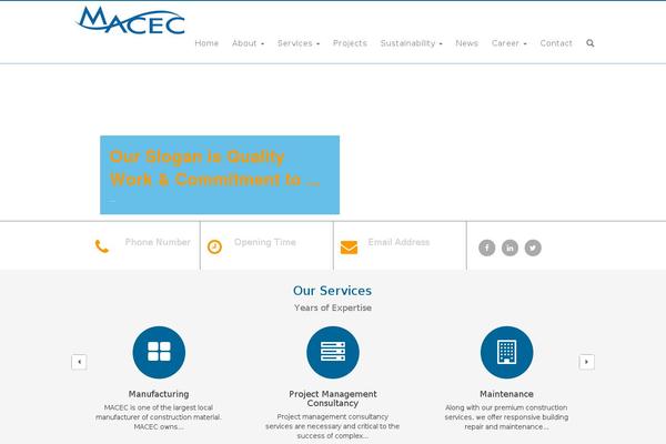 Shark theme site design template sample