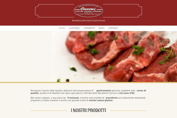 Food & Cook theme site design template sample
