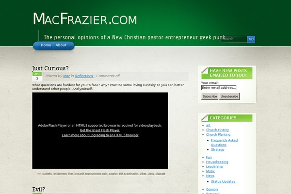 Arclite theme site design template sample