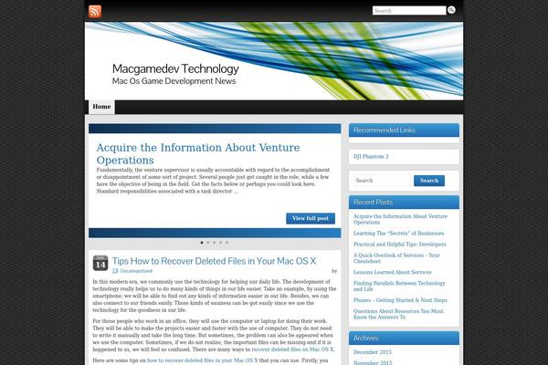 Graphene theme site design template sample