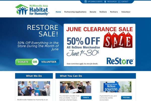 Habitat theme site design template sample