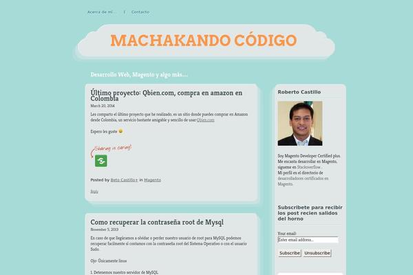 San Kloud theme site design template sample