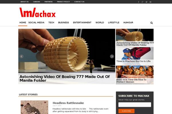 SuperMag theme site design template sample