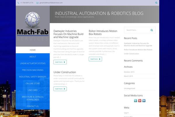 Vertikal theme site design template sample