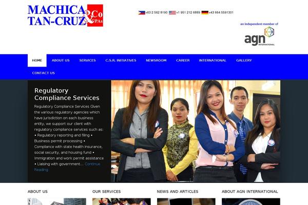 Outreach Pro theme site design template sample