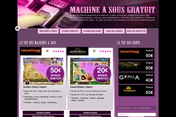machineasousgratuit.com site used Masg