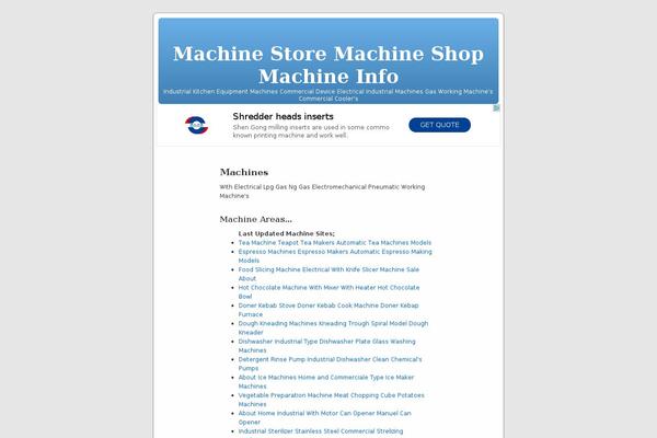 Home theme site design template sample