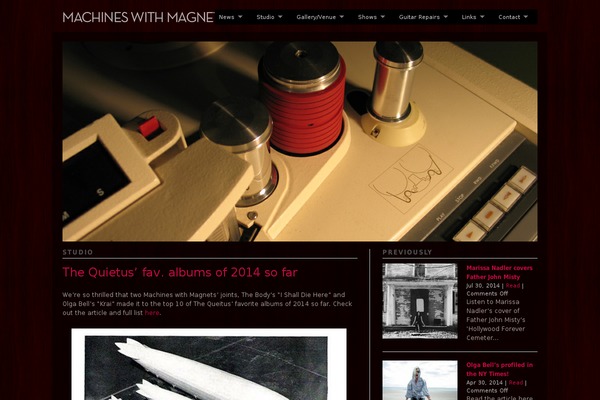 Modularity theme site design template sample
