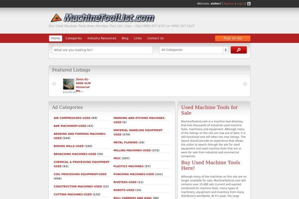ClassiPress theme site design template sample