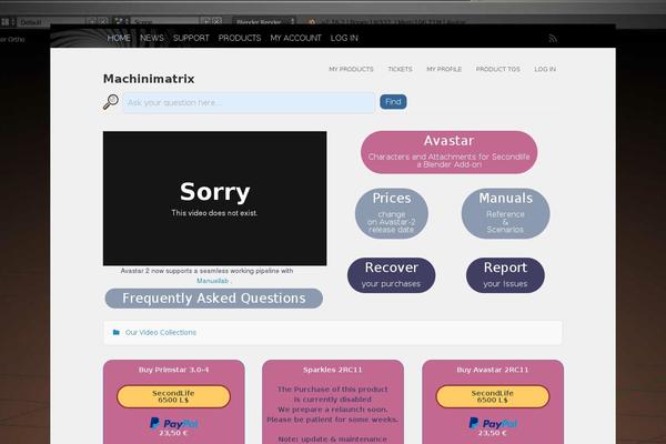 Site using Visual-columns plugin