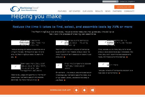 machiningcloud.com site used Noakes-framework