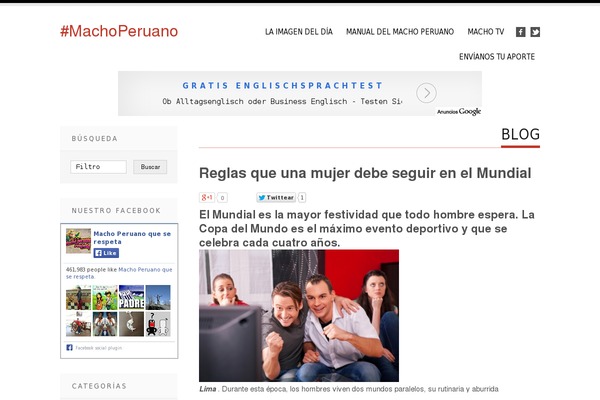 Site using Facebook Like Box plugin