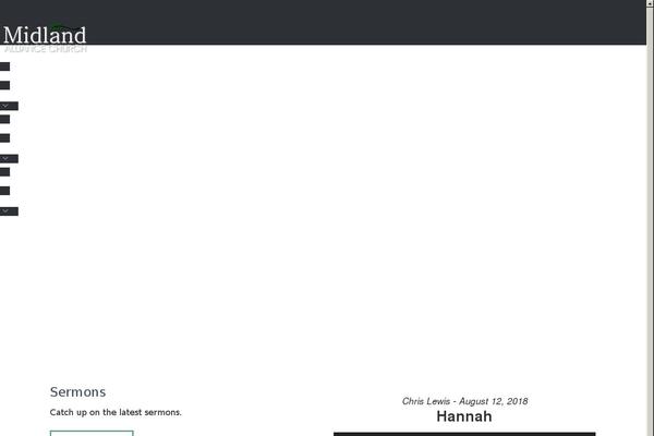 Site using Sermon Manager plugin