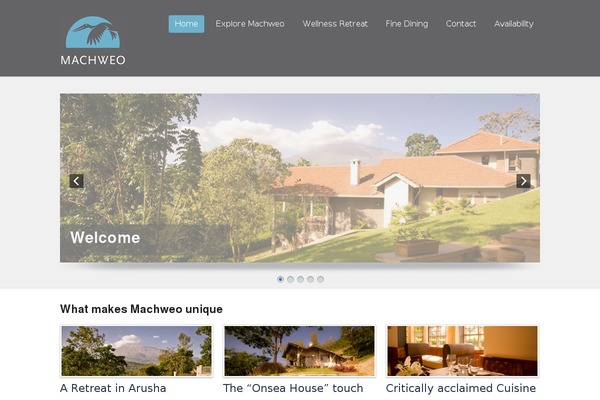 Simplicity theme site design template sample