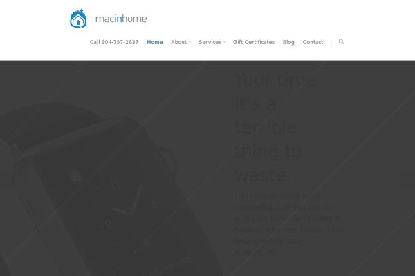 Salient Child theme site design template sample