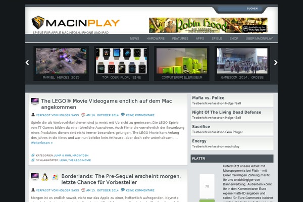 Donovan theme site design template sample