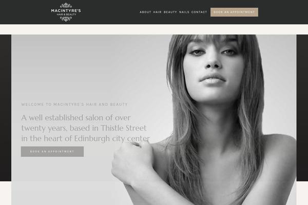 Luxury-spa theme site design template sample