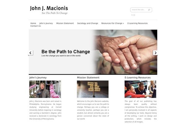 Chameleon theme site design template sample