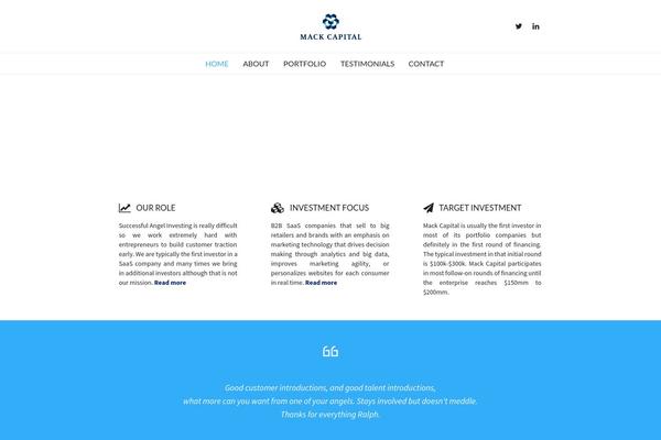 mackcapital.com site used Mack