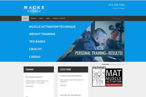 Fitness-wp theme site design template sample