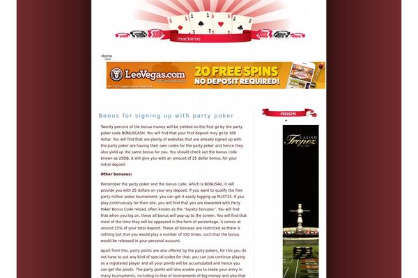 Spotlight theme site design template sample