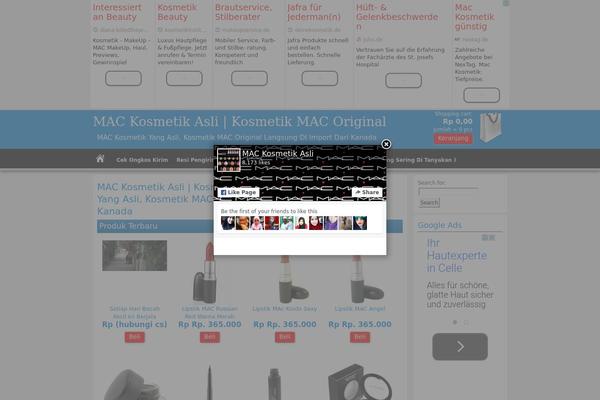 Pasaraya theme site design template sample