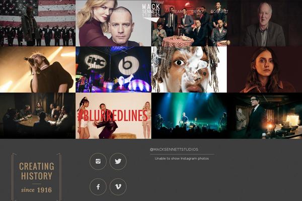 Infinite theme site design template sample