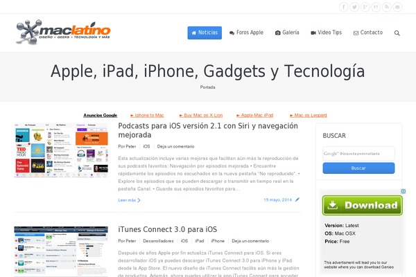 Site using a3 Lazy Load plugin
