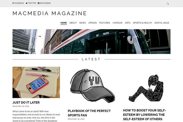 Simply Read theme site design template sample