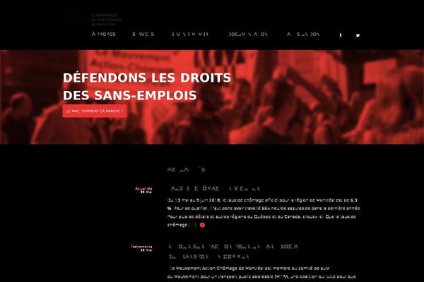 Mac theme site design template sample