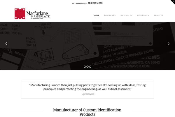 Site using Cornerstone plugin