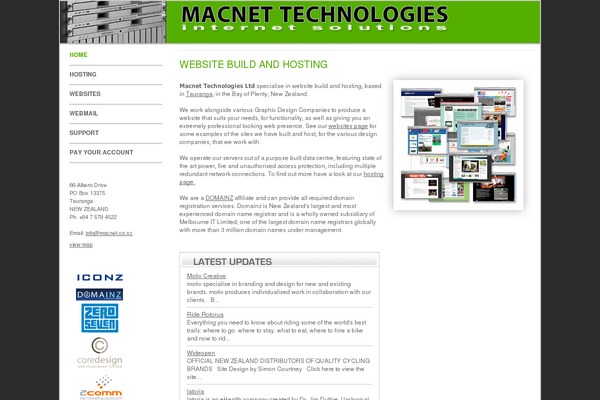 Konzept theme site design template sample