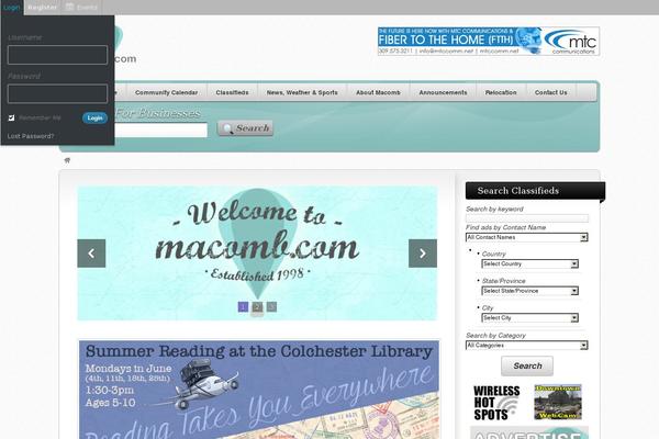 Site using Events-calendar-pro plugin