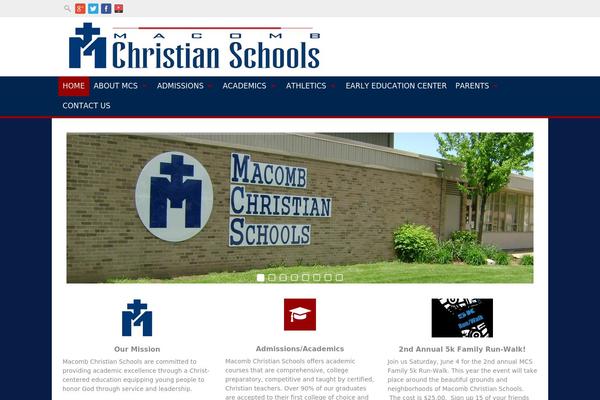 Customizr theme site design template sample