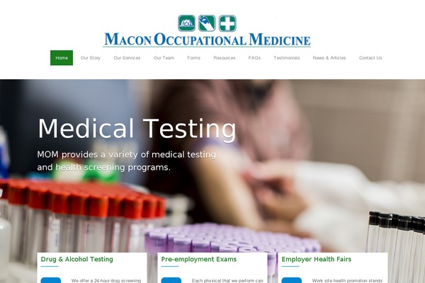 MediCenter theme site design template sample