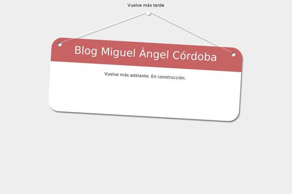 Site using Easy Pie Maintenance Mode plugin