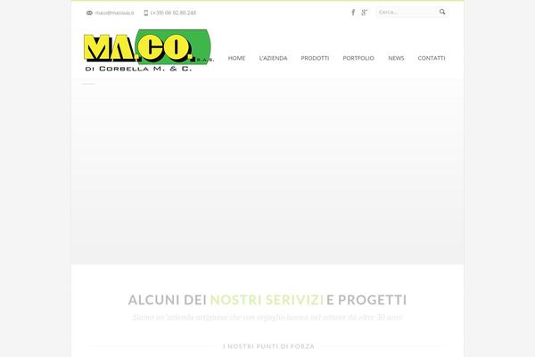 Terra theme site design template sample