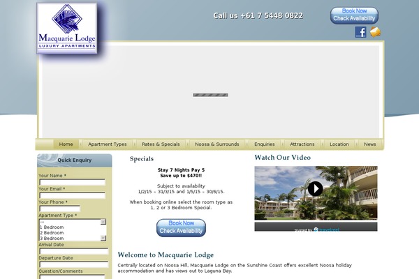 Site using Featured Page Widget plugin