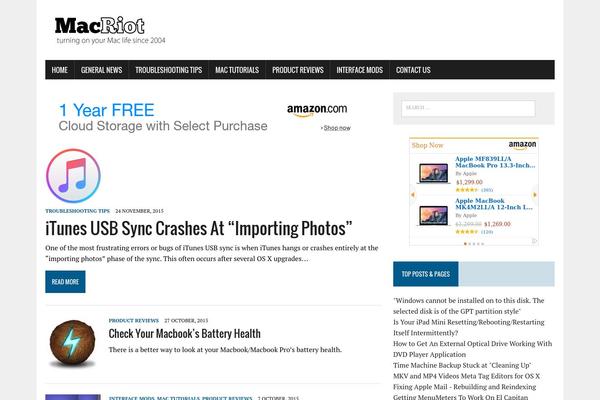 MH Newsdesk lite theme site design template sample