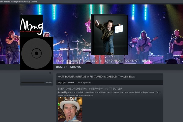Soundcheck theme site design template sample
