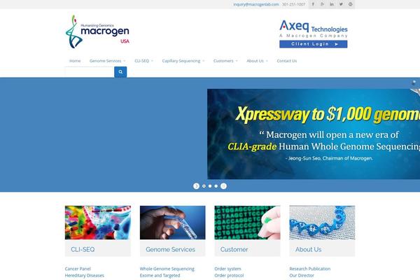 macrogenlab.com site used Metrolium