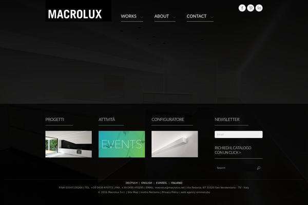 Vega theme site design template sample