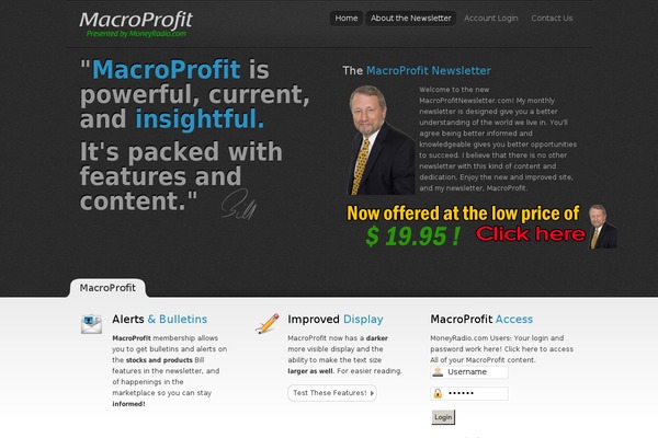 macroprofitnewsletter.com site used Lotus