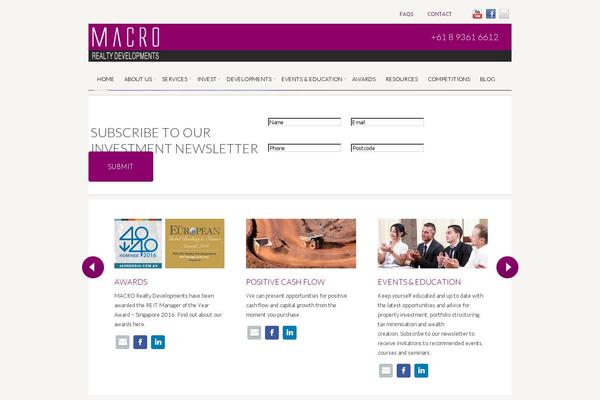 macrorealty.com.au site used Macro